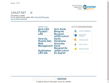 Tablet Screenshot of 100let.net